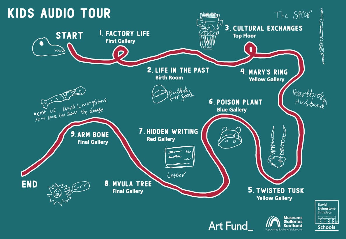Audio Tour Map