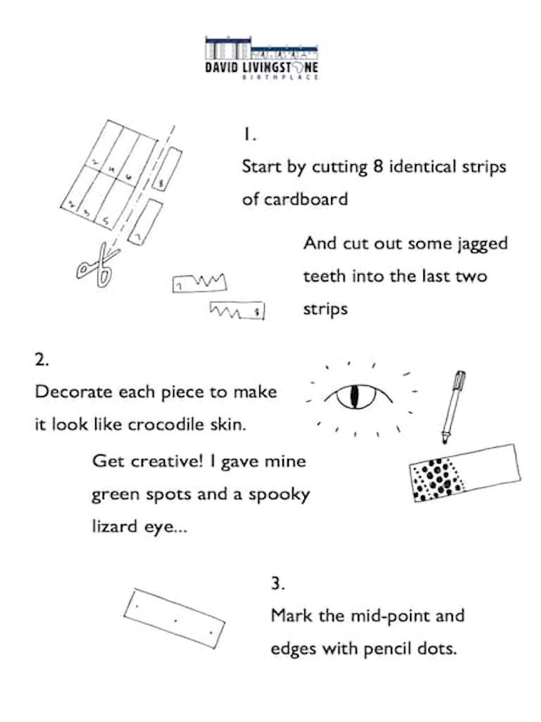 How To Make A Cardboard Snappy Crocodile Worksheet