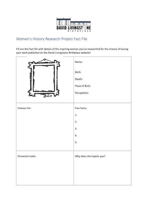 Fact File Template