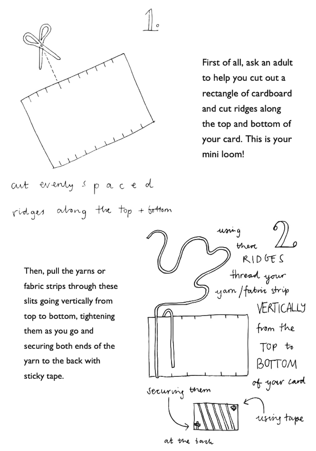 Learning To Weave Worksheet